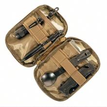 Bolsa de herramientas EDC de caza Molle, pequeña bolsa de cintura EMT, soporte para teléfono, accesorios de viaje, senderismo y camping, organizador de bolsa - Multicolor - Ver 6