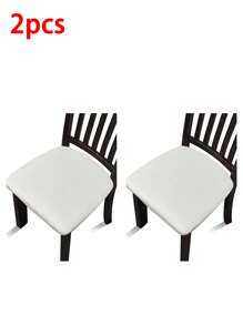 1/2/4/6 chiếc Vỏ bọc ghế ăn bằng da PU chống thấm nước, Vỏ bọc bảo vệ ghế cho nhà bếp, khách sạn (PU màu đen, 6 chiếc) - Nhiều màu - Xem 11