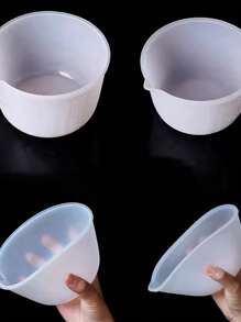 100ml-600ml Siliconen Maatbeker Transparant Met Schaal Scheidingsbekers DIY Cake Epoxyhars Sieraden Maken Gereedschap
