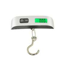 Digital LCD Display 110lb/50kg Electronic Luggage Hanging Suitcase Travel Weighs Baggage Bag Weight Balance Portable Scale Tool - one-size - View 7