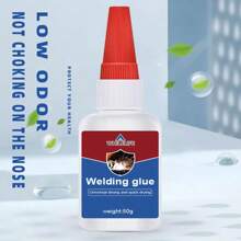 2 piezas/3 piezas Adhesivo multi-funcional de secado rápido WHILIELIFE, resistente a altas/bajas temperaturas, ácidos, álcalis y corrosión, apto para unir metal, plástico, madera y cerámica
