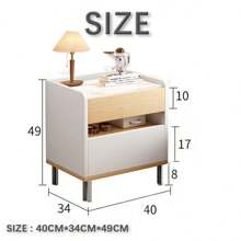 Mesa de Noche para Dormitorio con Cajón Buros 40 * 34CM