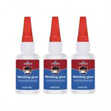 2 piezas/3 piezas Adhesivo multi-funcional de secado rápido WHILIELIFE, resistente a altas/bajas temperaturas, ácidos, álcalis y corrosión, apto para unir metal, plástico, madera y cerámica