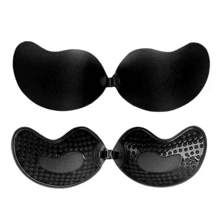 1 Pack Sticky Bra, Backless Strapless Bra Push Up, Adhesive Invisible Lift Up Bras - Black - View 12