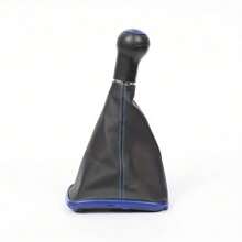 1 pezzo Pomello del cambio manuale a 5 velocità disponibile nei colori nero-argento, nero-rosso e nero-blu, adatto per Golf 4 IV MK4 GTI R32 e Bora Jetta con un diametro di installazione di 12 mm.