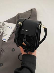 Mini Vintage Printed Mobile Phone Bag Casual Shoulder Messenger Bag