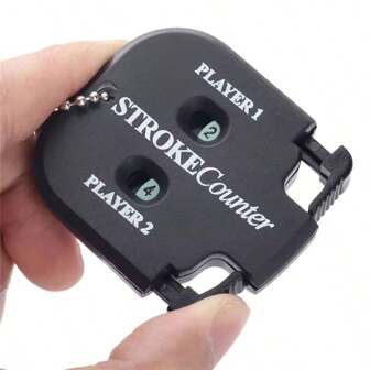 Mini Handy Golf Shot Count Stroke Putt Score Counter Two Digits Scoring Keeper With Key Chain Golf Accessories Golf Training Aids