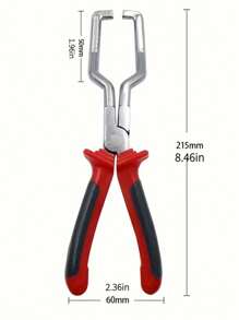 Professional Gasoline Pipe Joint Pliers Filter Caliper Oil Tubing Connector Disassembly Tools Quick Removal Pliers Clamp Repair