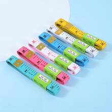 Soft Tape Measure Double Scale Body Sewing Flexible Tailor Craft Vinyl Ruler For Weight Loss Medical Body Measurement, Has Centimetre Scale On Reverse Side 60-Inch(Whiteoror Or Multi - Colored) - Multicolor - View 15