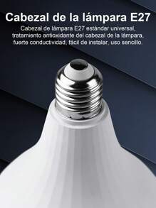 E27 Super Brillante LED Lámparas Bombillas Potencia Real 100W Bombilla Lámpara Iluminación para el Hogar Cocina Garaje Bombill Led E27 Luz - Blanco - Ver 4