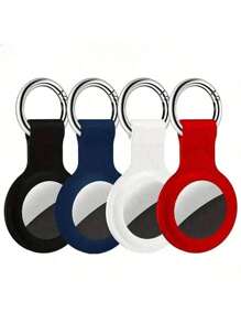 1 个保护壳与 Apple Airtag/Airtags 兼容 - 追踪器硅胶保护壳、定位和防丢失硅胶壳 - 兼容 Apple Airtag 用户 - 适合日常使用 - 送给科技爱好者的绝佳礼物，使用这款硅胶 Airtag 支架保护您的 AirTags 并隐藏起来！