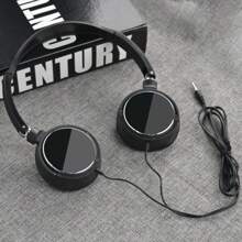 Écouteurs filaires sans microphone, jack 3,5 mm compatible pour le visionnage de vidéos, l'écoute de musique, le jeu, port confortable