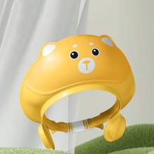 1 件装婴儿洗发帽，卡通熊设计防水浴帽，可调节尺寸婴儿耳朵和眼睛保护浴帽，婴儿洗澡、新年的完美礼物 - 嬰兒洗頭帽 - 查看 10