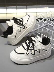 2025新款运动鞋，时尚儿童运动鞋，男童女童运动鞋，厚底耐磨，缓冲运动鞋，透气跑步鞋，多色拼接手工缝制，系带钩环运动鞋，