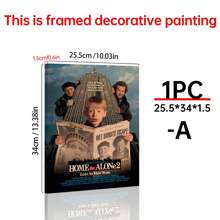 1/6Pcs Home Alone - Movie Posters Wall Arts - 90's Movie Posters - Canvas Wall Decorate - Home Alone Movie Poster For Living Room Bedroom Decor Gifts Birthday Graduation