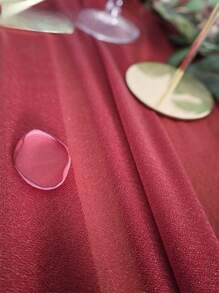 1pc Chiffon Table Runner, Wedding Table Tablecloth, For Long Romantic Country Party Baby Bride Shower Decoration