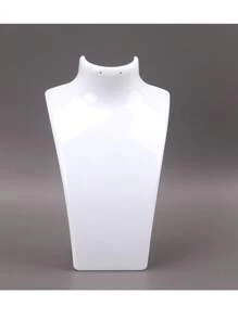 1pc Necklace Display Bust, Storefront Booth Home Use Jewelry Display Stand - Portrait Neck Jewelry Hanger - View 8