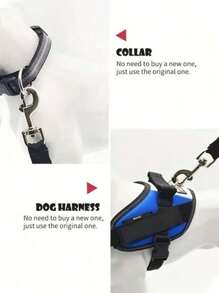 Pet Car Seat Belt Traction Clip Safety Bar Traction Retractable Leash Cat Dog Seat Belt Dog Collar Dog Accessories Car Seat Belt Nylon Seat Heavy Duty Durable Dog Car Seat Belt - Ensure Your Dog Or Cat Is Safe And Secure While Driving,Dog Seatbelt,Dog Car Seat