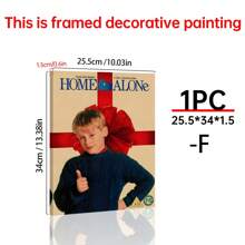 1/6Pcs Home Alone - Movie Posters Wall Arts - 90's Movie Posters - Canvas Wall Decorate - Home Alone Movie Poster For Living Room Bedroom Decor Gifts Birthday Graduation