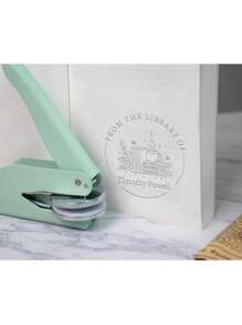 Timbro personalizzato per libri, timbro per biblioteca personalizzato, "Dalla biblioteca di" timbro per libri, timbro per biblioteca, timbro Ex Libris, regali per amanti dei libri, timbro per biblioteca personalizzato per appassionati di libri, regalo unico per lettori, insegnanti e biblioteche domestiche, attività artistiche per bambini