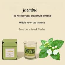 1 件 50 克玫瑰香味大豆蜡烛，家居装饰，送给朋友和家人的礼物，香味芳香疗法蜡烛