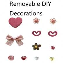 女士 EVA 手提包，时尚便携夏季防水旅行收纳包，方形黑色 DIY 穿孔装饰手提包，适合度假、游泳、户外海滩 - 黑色 - 查看 5