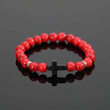 8pcs/Pack Vintage Tiger's Eye, Volcanic Stone & Turquoise Bead Bracelets, Fashion Versatile Jewelry Set For Women, Best Gift For Couples, Party & Daily Wear