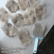 3 件套猫/狗爱好者礼物和狗/猫妈妈爱宠物冰淇淋形状按摩刷，狗爱好者和狗妈妈爱/猫爱好者和猫妈妈爱脱毛梳理刷，顺发梳，可悬挂双面刷，蓝色/绿色/黄色可用 - 彩色 - 查看 4