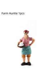 仿真家禽动物模型套装农场茅草屋动物角色趣味场景摆件适合客厅动手思考儿童玩耍