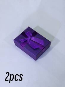 1/2/12pcs Jewelry Box, Gift Packaging Box Suitable For Packaging Ring, Pendant, Necklace, And Earring, Perfect Gift Box For Any Occasion