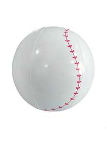 1pc/5pcs PVC Inflatable Beach Ball, Baseball, Rugby, Outdoor Sports, Basketball Set, Water Party Beach Essentials Swimming Games, Pool Inflatable, Pool Float - Multicolor - View 9