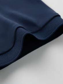 1 件男士夏季运动户外短袖 Polo T 恤，适合跑步、锻炼、网球和高尔夫 - 黑色 - 查看 3