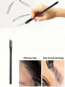 3pcs/Set Square Multifunctional Angled Eyebrow Brush, Eyebrow Makeup Brush, Eyeliner Brush, Eyeshadow Brush - Multicolor - View 3