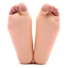 2pcs Soft Silicone Moisturizing Gel Socks For Foot Care Protector Relieve Dry Cracked Peeling Heels Shoes Insole Pedicure - Multicolor - View 4