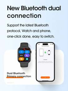 Microwear NEW 2025 HOT 2.07" Unisex Full Touch Smart Watch - Outdoor Sports Fitness Watch, Call Receive& Message Reminder, Multiple Sport Modes, Remote Camera/Music, Activity Tracker, Compatible With Android & IOS, USB Rechargeable,Alloy Case, TPU Strap, Long Battery Life, Christmas Gift, Thanksgiving, New Year Holiday Gift