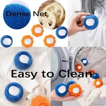 20 pezzi palline per bucato riutilizzabili + 5 pezzi raccoglitori di capelli per palline da bucato, 25 pezzi di colori casuali, palline per il lavaggio senza grovigli, palline per bucato colorate per aumentare il potere di pulizia della macchina