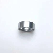 [Custom Order] 1pc 8mm Polished Stainless Steel Custom Engraved Ring For Men & Women, Personalized Photo/Image Engraved Jewelry Gift To Record Special Moments