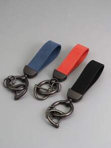 1pc Customized Engraved Name Letter PU Leather Fur Keychain, Fashion Casual Style, Father's Day Gift Suitable For Fathers, Elders, Partners, Teachers, Classmates, Friends, Can Be Used As Promotional, Business, Or Advertising Gift