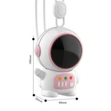 Mini ventilador de mano USB sin hojas, pequeño ventilador portátil, Robot astronauta - Multicolor - Ver 4