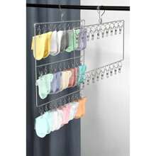1 set van 20 haken, 30 hangers - Multifunctioneel hangerrek voor het opbergen van bh's, vesten, vlekbestendig droogrek geschikt voor het ophangen van lingerie, sokken, ondergoed
