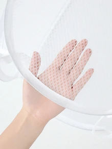 1/2pcs Large Capacity Folding Laundry Basket With Pockets On The Side For Storing Dirty Clothes, Suitable For Bedroom, Bathroom