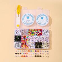 700pcs 4x7mm Letter Beads For Bracelets Making Kit Alphabet Beads For Jewelry Making With Number Heart Beads Friendship Bracelet Kit