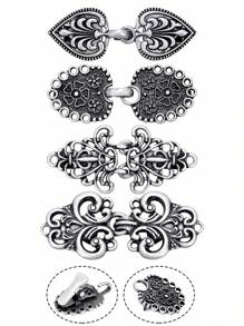 1/4 piezas de broche de alfiler vintage para ropa - capa, capa, cardigan retro, chal, cuello de camisa vestido
