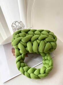 Bolso de mano crochet hecho a mano y calado, de unicolor y de moda