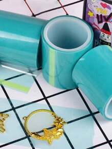 Cinta de papel de resina UV Herramientas DIY para manualidades de resina epoxi Marco de metal Pegamento adhesivo anti-fugas Fondo transparente Herramientas para hacer joyería