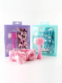 2/3 szt./zestaw opaski do włosów, opaska na głowę, zestaw narzędzi do makijażu, grzebień, gąbka do makijażu, poduszka, puszek do pudru, szczotka do czyszczenia skóry i opaska do włosów, opaska na głowę, zestaw narzędzi do makijażu, grzebień, gąbka do makijażu, poduszka, puszek do pudru, szczotka do czyszczenia skóry i zestaw do pielęgnacji, opakowanie na prezent, opaska do pielęgnacji skóry, uroda, produkty do pielęgnacji skóry, spa, pielęgnacja własna, narzędzia do pielęgnacji skóry, pielęgnacja twarzy, akcesoria kosmetyczne, skóra, żel do mycia twarzy, zabiegi na twarz