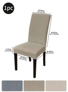 1 szt./4 szt./6 szt. Elastyczne minimalistyczne pokrowce na krzesła w jednolitym kolorze, odporne na zachlapanie i kurz do biura, salonu, jadalni, zestaw 6 pokrowców na krzesła do jadalni, zdejmowane, zmywalne pokrowce na krzesła do jadalni, rozciągliwy pokrowiec na krzesło Parson