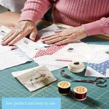 5pcs Acrylic Quilting Templates Set, Transparent Quilt Rulers, For Quilting Patterns, Sewing Machine Compatible, Craft Templates For Arts And Crafts Projects