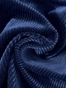 Elegante top de tirantes cruzados sin espalda con escote en V profundo para mujer, confeccionado en poliéster de largo regular con detalles recortados, perfecto para salir de noche. - Azul - Ver 9