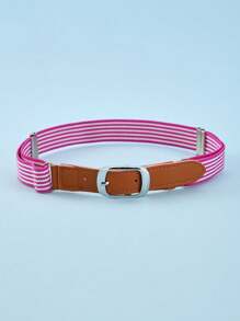 1pc Kids/Student Elastic Waist Belt With Adjustable Buckle - one-size - View 7